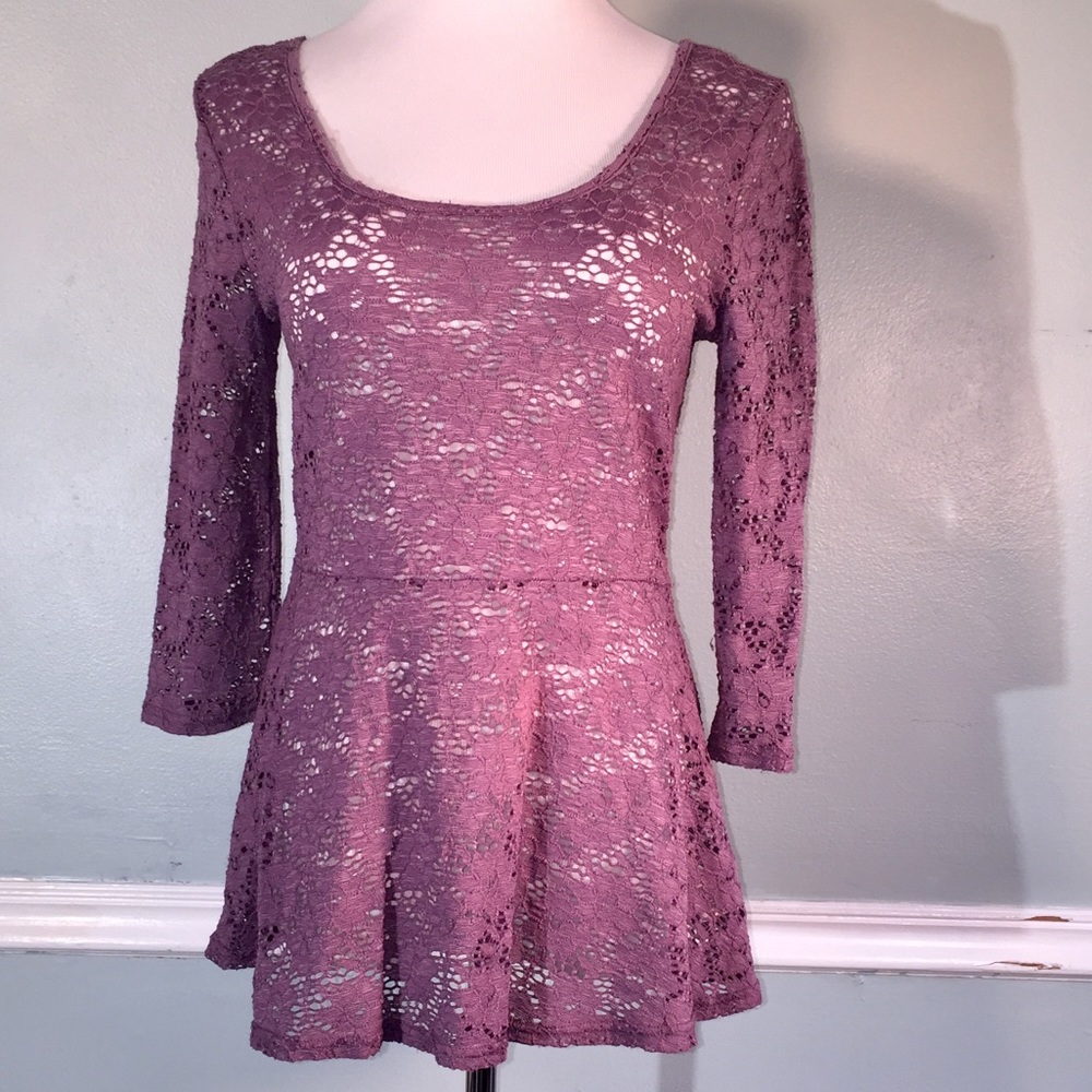 💜 Decree Lace Top